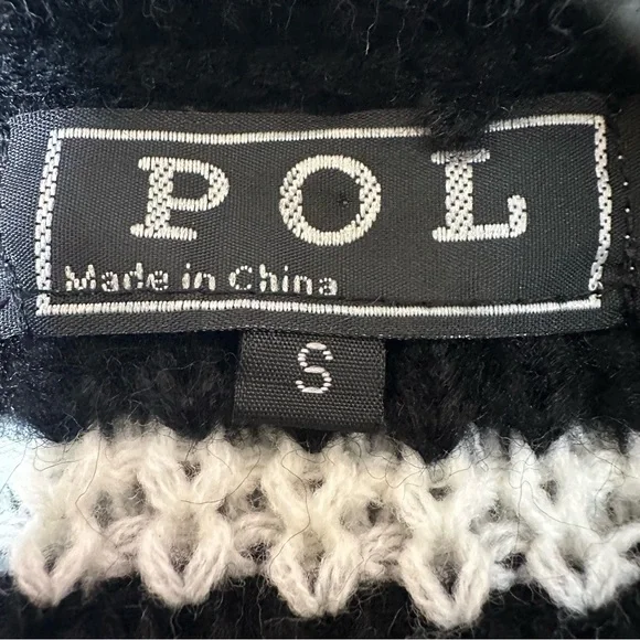 POL Striped Black and White Knit Skirt - Picture 5 of 7